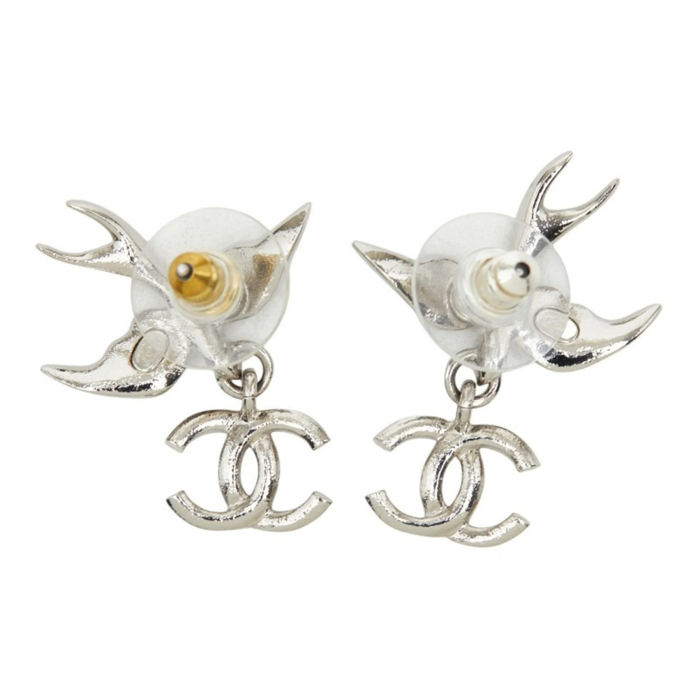CHANEL Silver Earrings - Picture 3 of 5